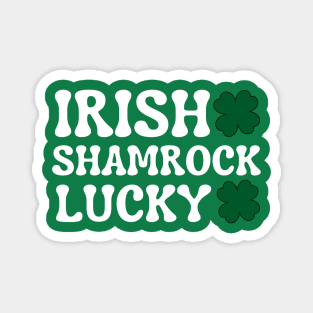 Irish Shamrock Lucky Magnet