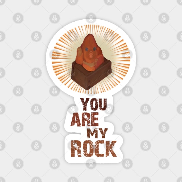 You are my Rock, Wilson (Stacked) Magnet by Sandrock General Store