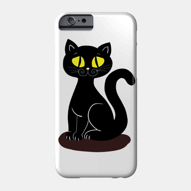 Cute Black Cat Black Cat Phone Case Teepublic