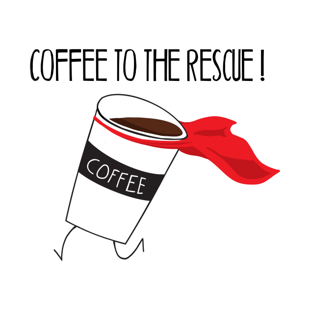 Coffee To The Rescue by LittleBunnySunshine