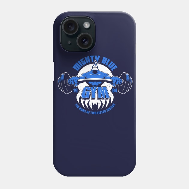 Mighty Blue Gym Phone Case by adho1982