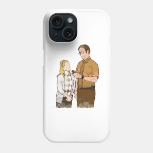 the office angela and dwight dunder mifflin Phone Case