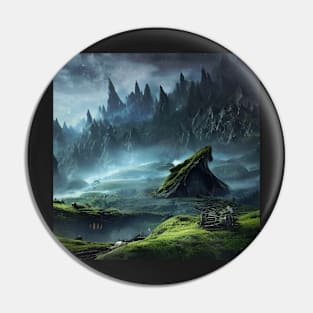 The Edge of the Misty Mountains Pin