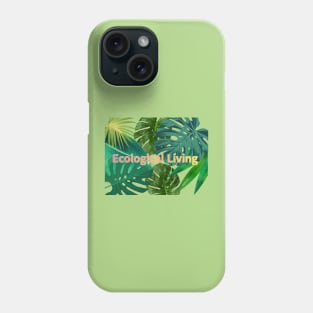 Eco-local living,palm tree,summer,summertime,summer season Phone Case
