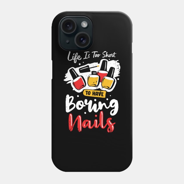 Manicure Nail Technician Manicurist Gift Phone Case by Dolde08