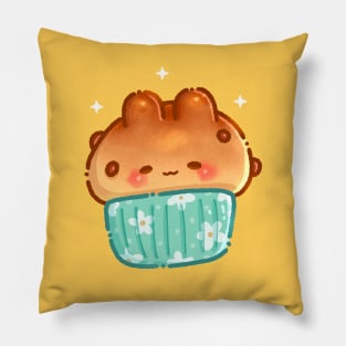 Cute Bunny Cup Bread Pillow