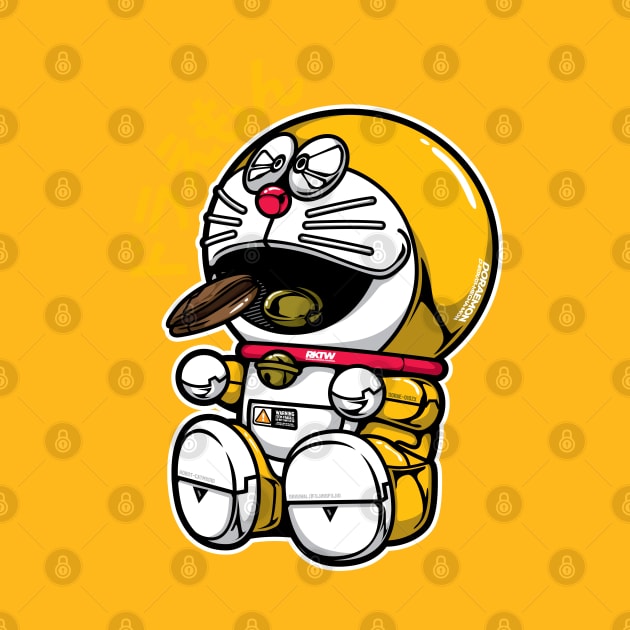Doraemon Gold by Rockartworks