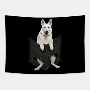 Berger Blanc Suisse dog love Tapestry