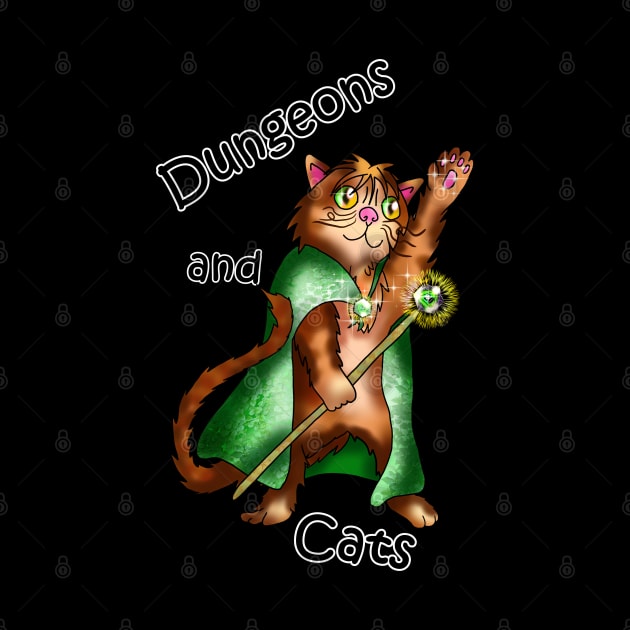 Dungeons and cats ginger spellcaster by cuisinecat