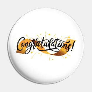 Congratulations Pin