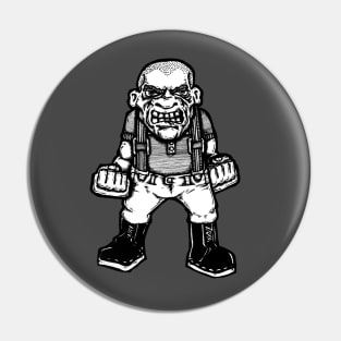 Halfling Skinhead Pin