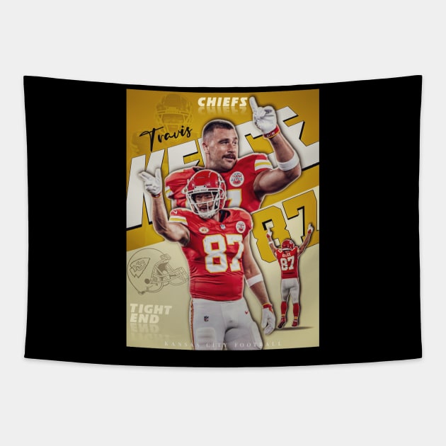 Travis Kelce 87 Tapestry by NFLapparel