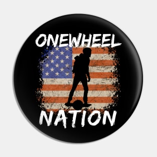 Onewheel Nation American Rider Pin