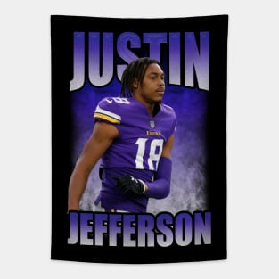 Justin Jefferson Bootleg Tapestry