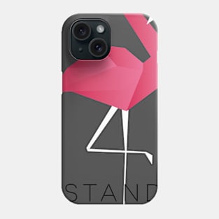 Stand Tall Flamingo Phone Case