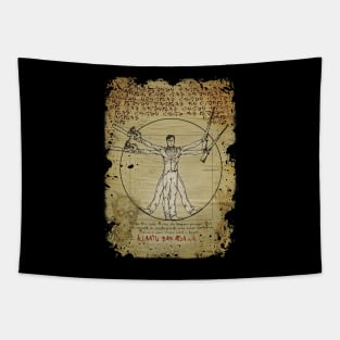 Vitruvian Ash (Evil Dead) Tapestry