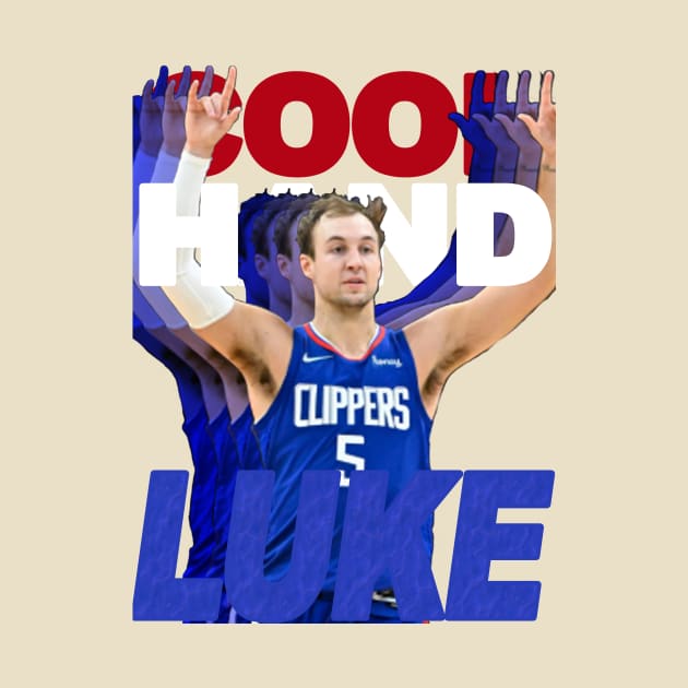 Luke Kennard "Cool Hand Luke" Graphic Tee | Vintage Retro-Inspired LA Clippers Bootleg T-Shirt by dsuss