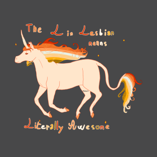 Literally Awesome Butch Lesbian T-Shirt