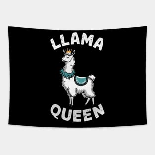 Llama Drama Queen Funny Llama posing shirt Tapestry