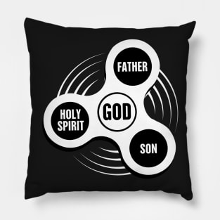 Holy Trinity Christian Fidget Spinner Pillow