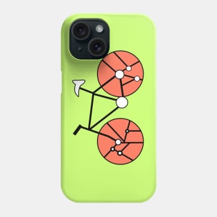 Orange bike Phone Case