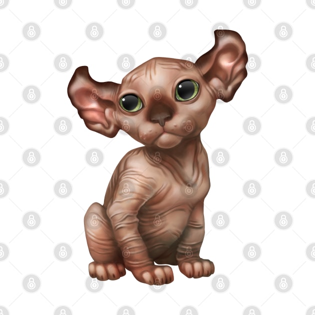 Cat-a-clysm elf kitten by ikerpazstudio