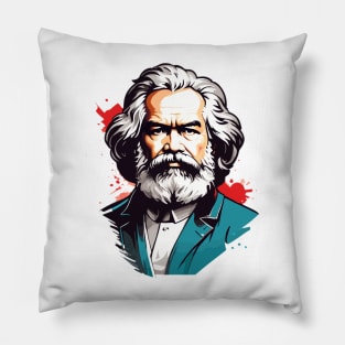 Karl marx Pillow