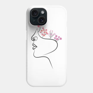 You are my first thought of the day | One Line Drawing | One Line Art | Minimal | Minimalist Phone Case