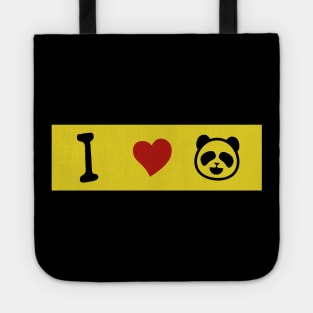 I Heart Panda Tote