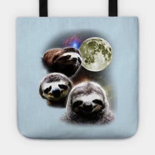 Funny Space Sloths Tote