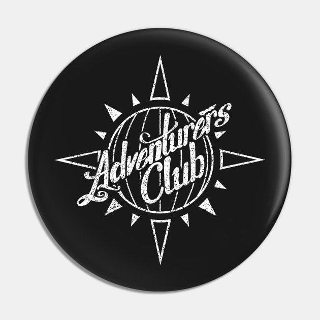 Adventurers Club 89's White Pin by plaidmonkey