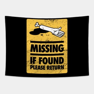 Funny Amputated Missing Arm Amputee Gift Tapestry