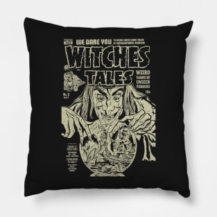 Witches Tales Vintage Pillow