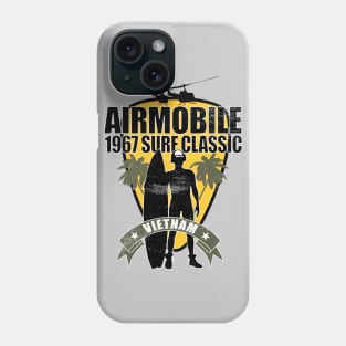 Airmobile1967 Surf Classic Vietnam (Front and Back logo - distressed) Phone Case