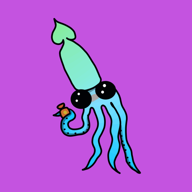 Sunscreen Squid by WhimsicalC