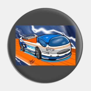 Surf truck street racer Pin