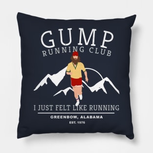 GUMP Running Club - Greenbow, Alabama Est. 1976 Pillow