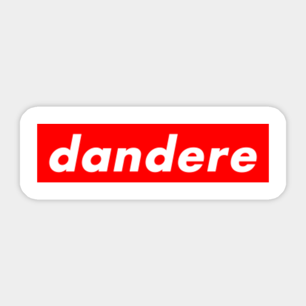 Dandere Dandere Sticker Teepublic Check out our dundee knife selection for the very best in unique or custom, handmade pieces from our knives shops. teepublic