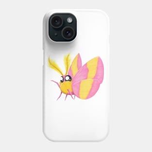 Rosy Maple Moth Phone Case