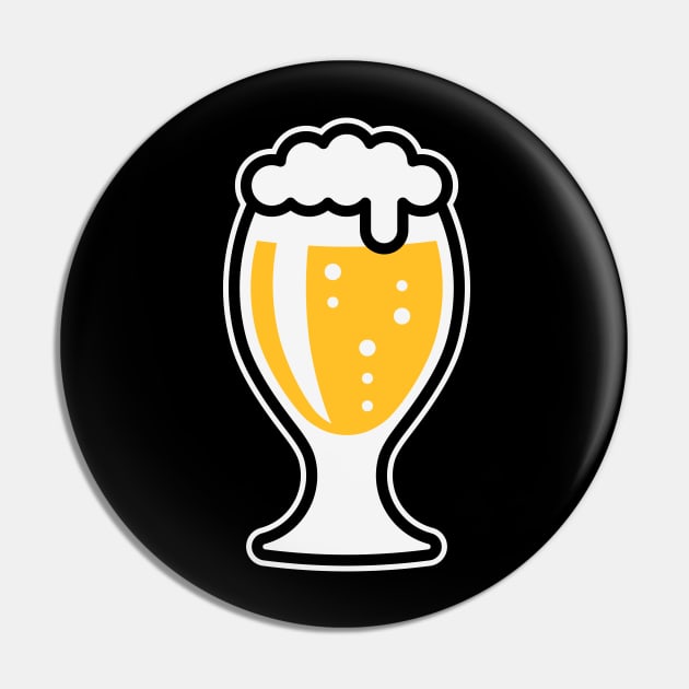 Pilsner Glass Bulgy (Beer Drinker / Pils / 3C) Pin by MrFaulbaum