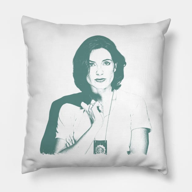 Olivia Benson // 90s Aesthetic Design Pillow by Knockbackhaunt