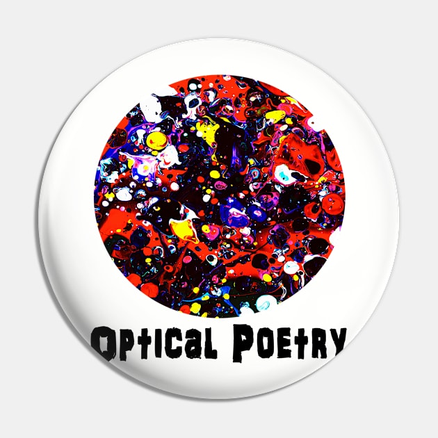 Optical Poem Pin by colorinhappy