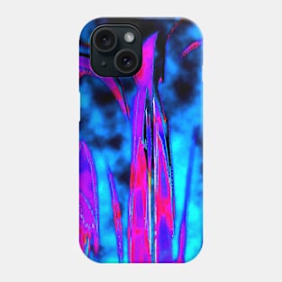 Garden in Electric Blue Moonglow Phone Case