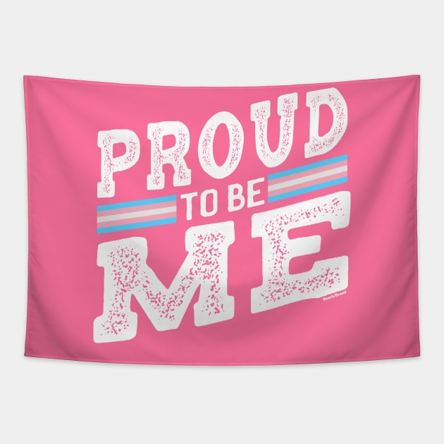 Proud to Be Trans Pride LGBT Transgender | BearlyBrand Tapestry by The Bearly Brand