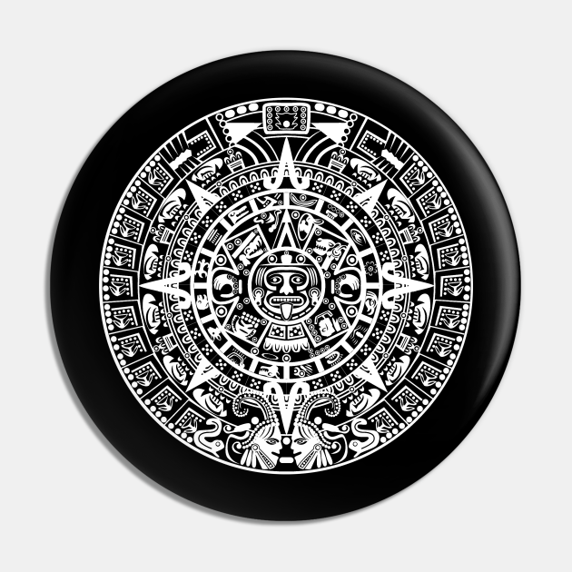 MAYAN CALENDAR 1 Mayan Pin TeePublic