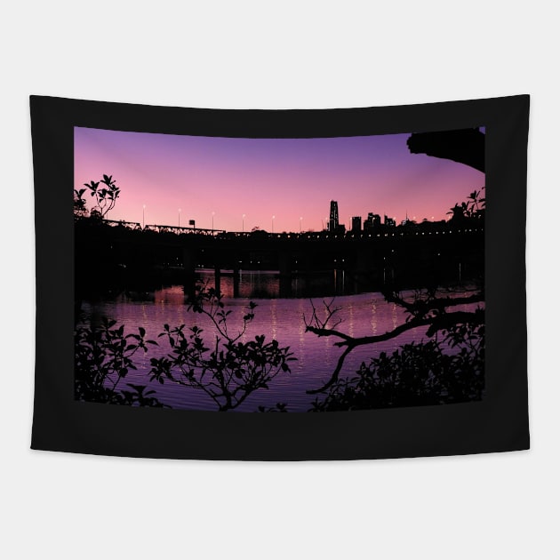 Sunrise at Sisters Bay on Iron Cove Tapestry by kirstybush