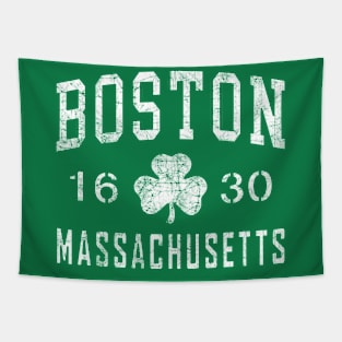 BOSTON MASSACHUSETTS 1630 IRISH SHAMROCK ST PATRICKS DAY Tapestry