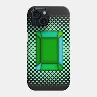 Emerald Gem Phone Case