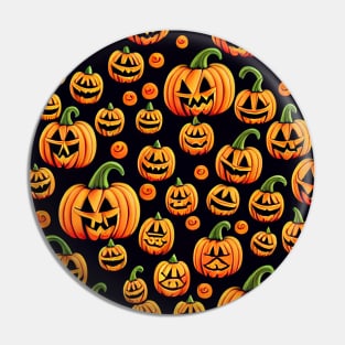 Pumpkin in black background Pin