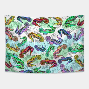 Seahorse Party Tapestry